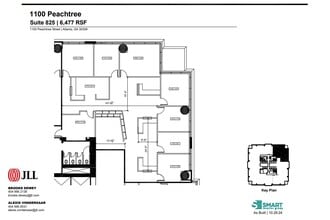 1100 Peachtree St NE, Atlanta, GA for lease Floor Plan- Image 1 of 1