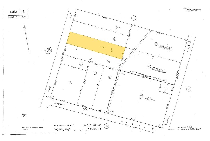720 S Vail Ave, Montebello, CA à louer - Plan cadastral - Image 3 de 4