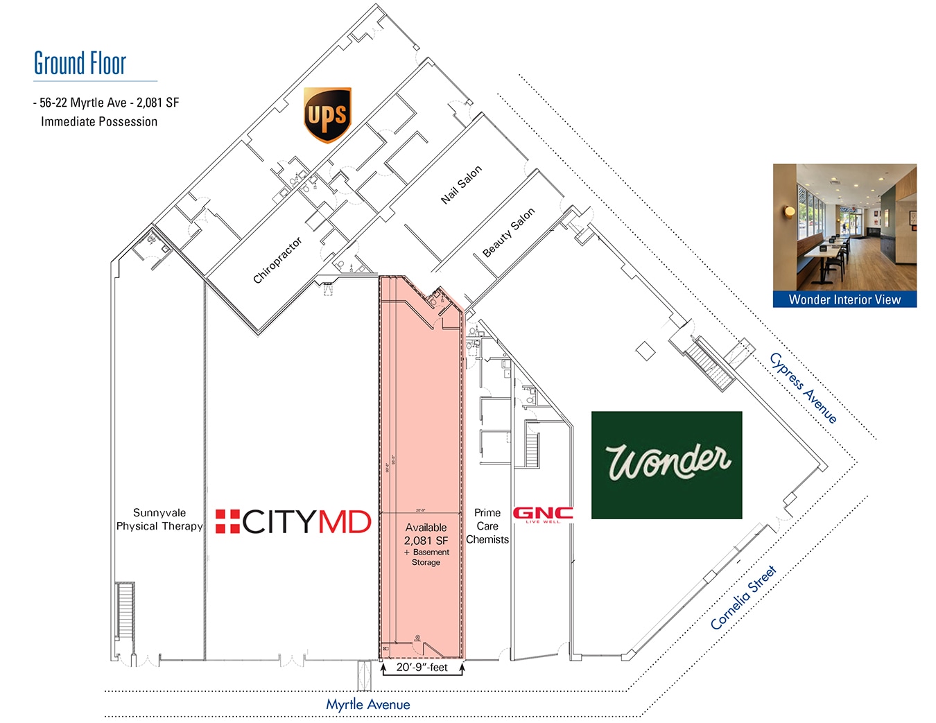 5616-5630 Myrtle Ave, Ridgewood, NY for lease Floor Plan- Image 1 of 1