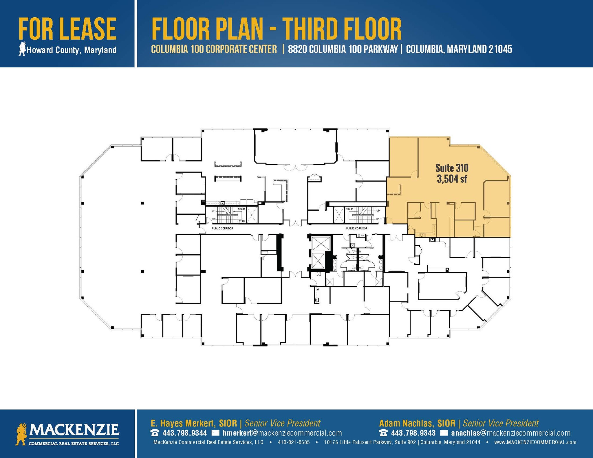 8820 Columbia 100 Pky, Columbia, MD for lease Floor Plan- Image 1 of 1