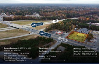 Plus de détails pour 1129 Highway 92, Acworth, GA - Commerce de détail à louer