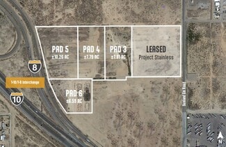 Plus de détails pour N/NWC I-10 Freeway and Sunland Gin Rd, Eloy, AZ - Terrain à louer