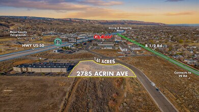 2785 Acrin Ave, Grand Junction, CO - Aerial  map view - Image1