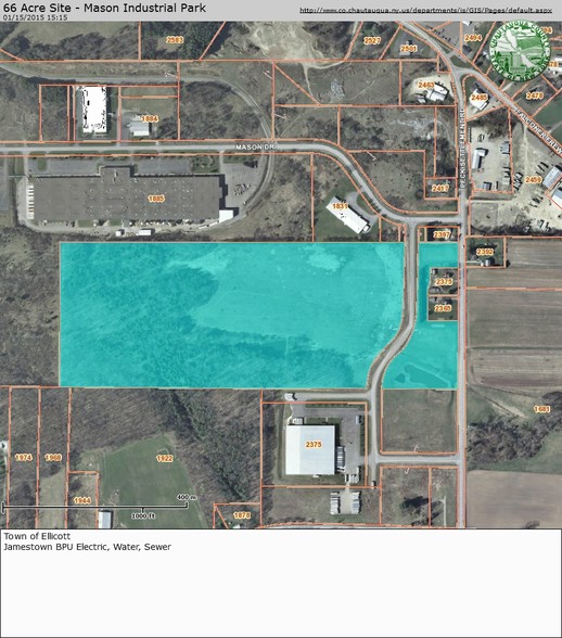 Parkway Drive & Peck Settlement Rd, Jamestown, NY à vendre - Plan cadastral - Image 1 de 1