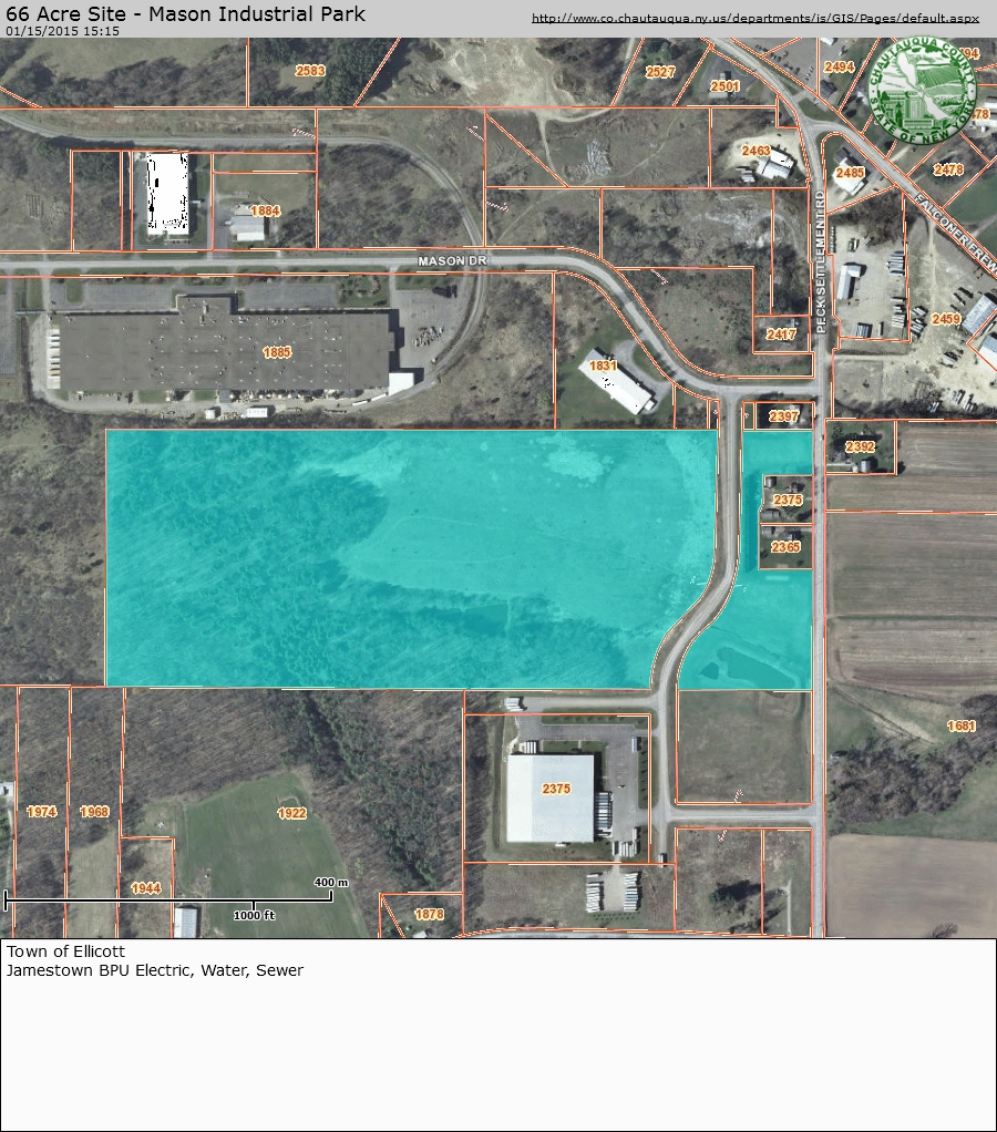 Parkway Drive & Peck Settlement Rd, Jamestown, NY à vendre Plan cadastral- Image 1 de 1