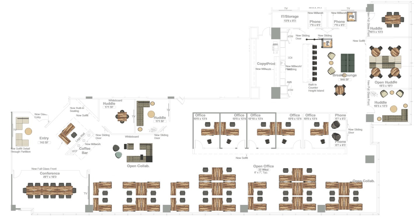 171 17th St NW, Atlanta, GA à louer Plan d  tage- Image 1 de 2