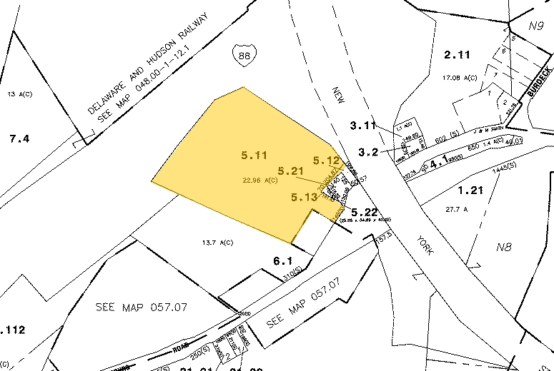 754 Duanesburg Rd, Rotterdam, NY for sale - Plat Map - Image 2 of 7