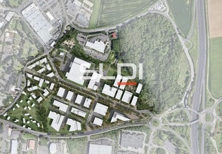 819 Route Du Mas-Rillier, Rillieux-la-Pape, RHO - Aérien  Vue de la carte