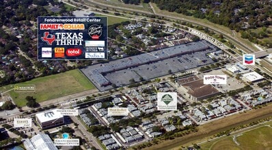 9700-9950 Fondren Rd, Houston, TX - Aerial map view