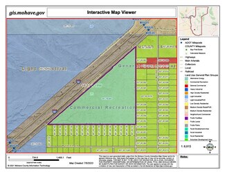 Plus de détails pour 00 Indio Drive / Frontage Road -1, Yucca, AZ - Terrain à vendre