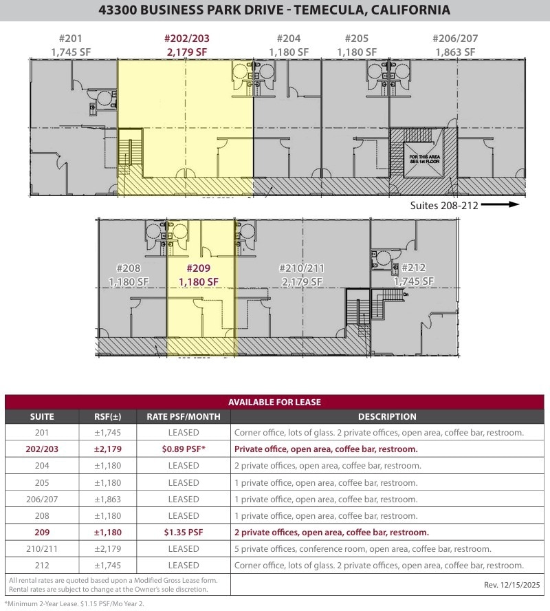 43300-43320 Business Park Dr, Temecula, CA for lease Floor Plan- Image 1 of 1