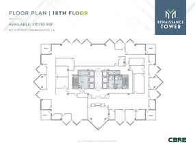 801 K St, Sacramento, CA for lease Floor Plan- Image 1 of 2