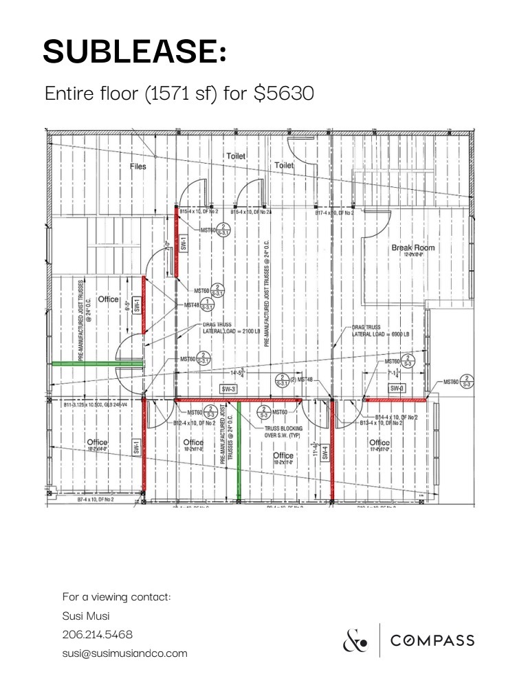 6075 California Ave SW, Seattle, WA for lease Floor Plan- Image 1 of 1