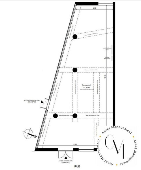 Retail in Chambéry for sale - Floor Plan - Image 2 of 3