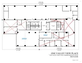 2350 Valley View Ln, Dallas, TX à louer Plan de site- Image 2 de 2