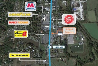 612 S 3rd Ave, Chatsworth, GA - Aerial  map view