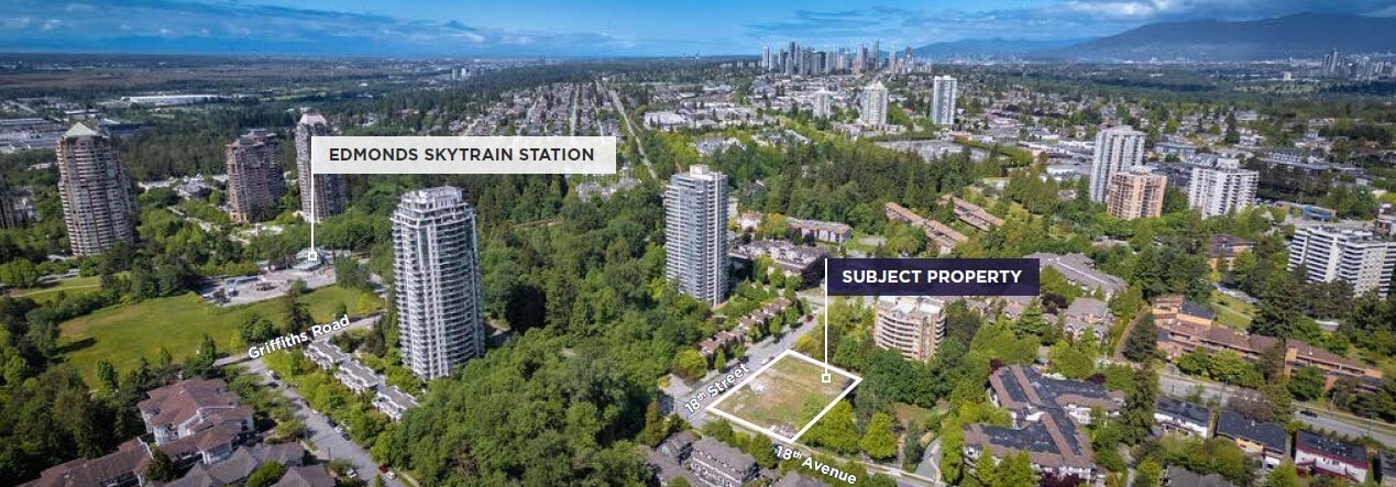 18th Avenue & 18th Street, Burnaby, BC for sale Aerial- Image 1 of 1
