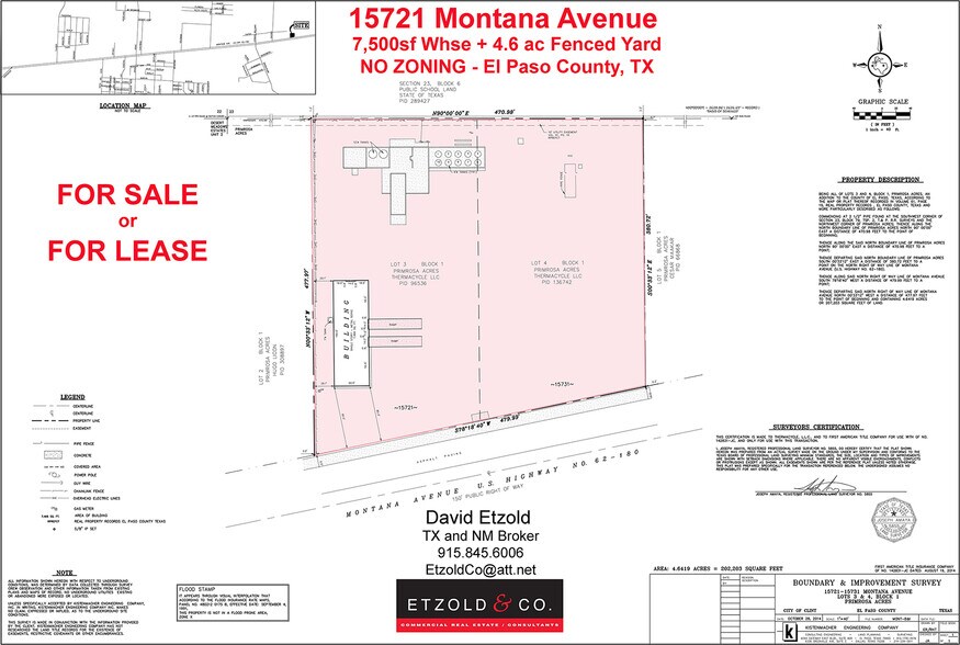15721 Montana Ave, El Paso, TX à vendre - Photo du bâtiment - Image 2 de 14