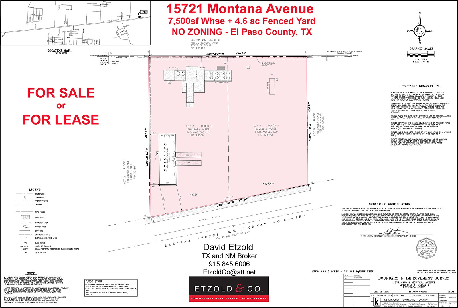 15721 Montana Ave, El Paso, TX à vendre Photo du bâtiment- Image 1 de 1