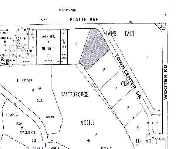 4625 Town Center Dr, Colorado Springs, CO for sale - Plat Map - Image 2 of 5