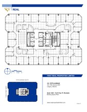 333 5th Ave SW, Calgary, AB à louer Plan d’étage- Image 1 de 1