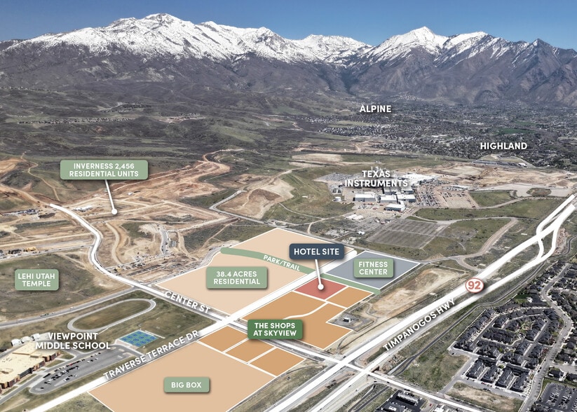 Approx. 140 East Traverse Terrace Dr. dr, Lehi, UT à vendre - Photo du bâtiment - Image 2 de 5