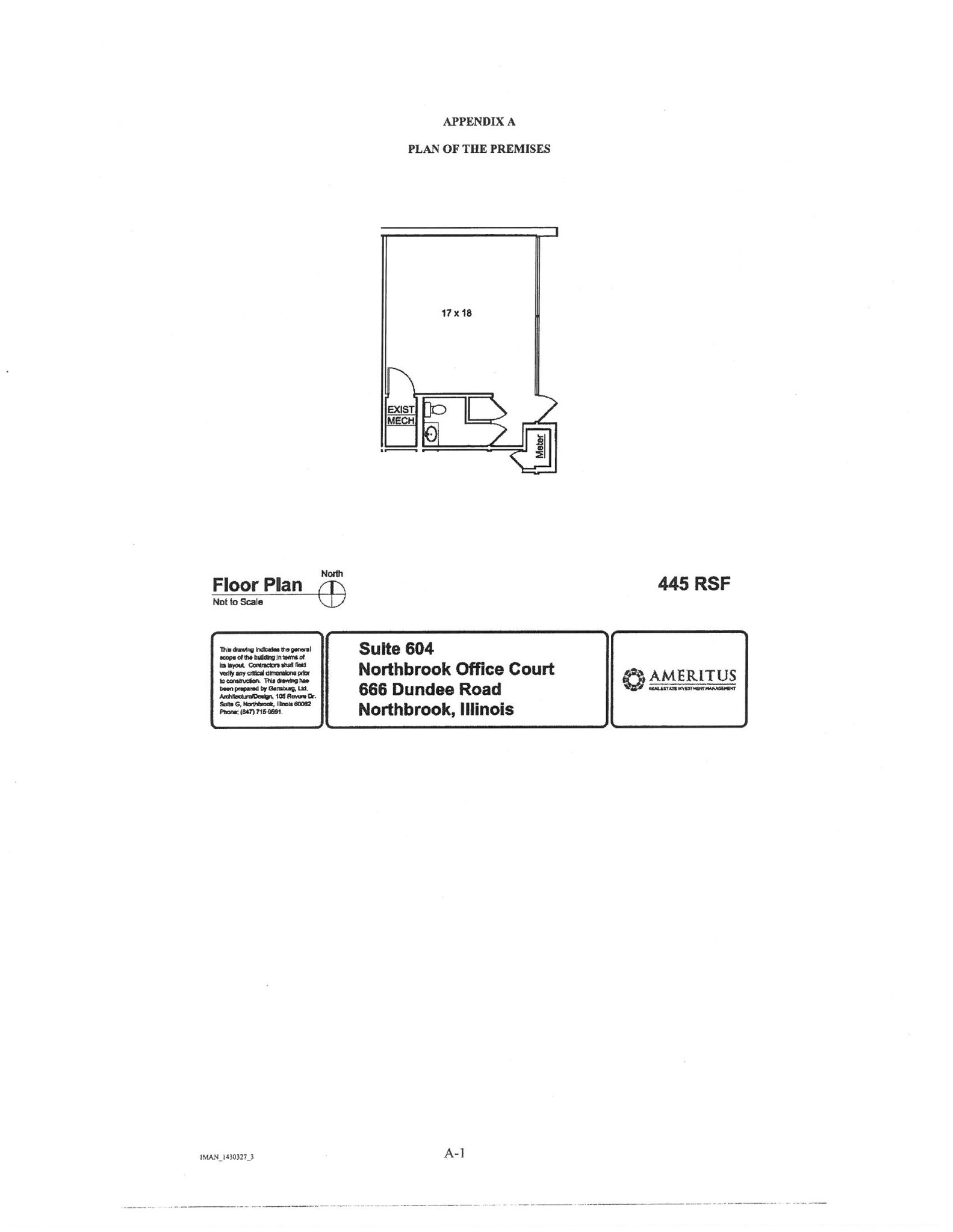 666 Dundee Rd, Northbrook, IL for lease Floor Plan- Image 1 of 1