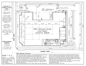 3833 McGowen St, Long Beach, CA à louer Plan de site- Image 2 de 26