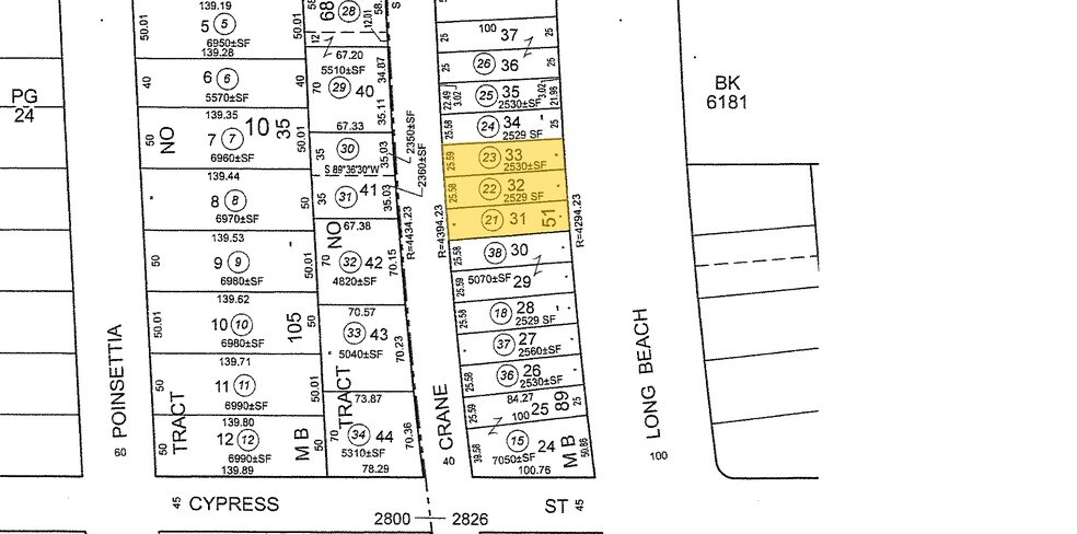 603-607 S Long Beach Blvd, Compton, CA à vendre - Plan cadastral - Image 2 de 13