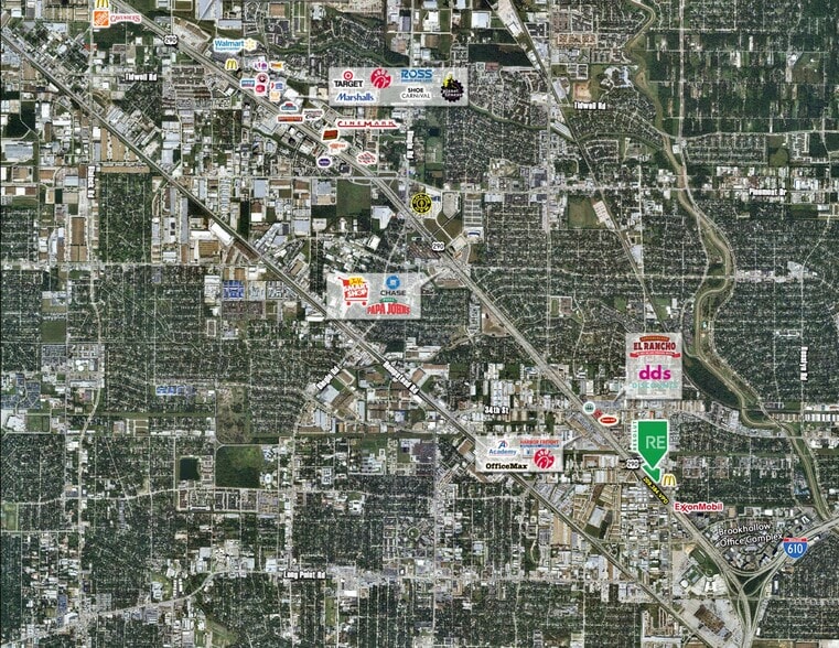 10510 Northwest Fwy, Houston, TX à louer - Plan de site - Image 3 de 3