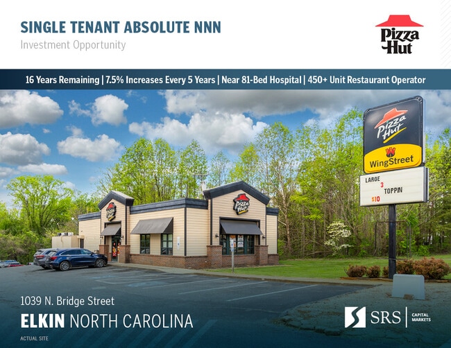 Plus de détails pour 1039 N Bridge St, Elkin, NC - Commerce de détail à vendre