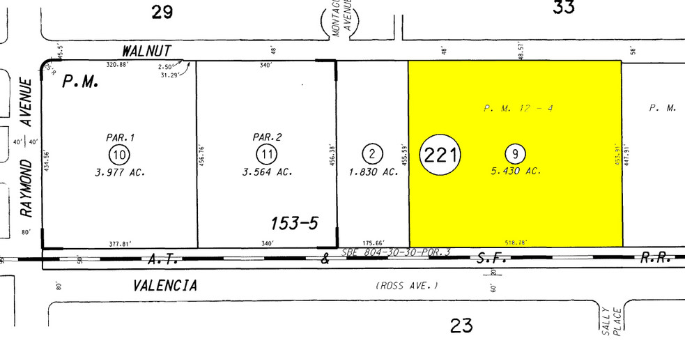 1430 E Walnut Ave, Fullerton, CA à vendre - Plan cadastral - Image 1 de 1