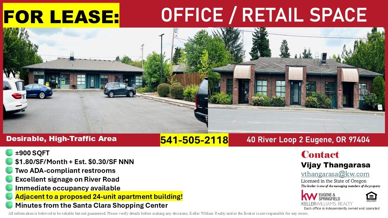 40 River Loop, Eugene, OR à vendre Photo du bâtiment- Image 1 de 1