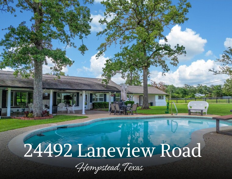 24492 Laneview Rd, Hempstead, TX à vendre - Photo principale - Image 1 de 25