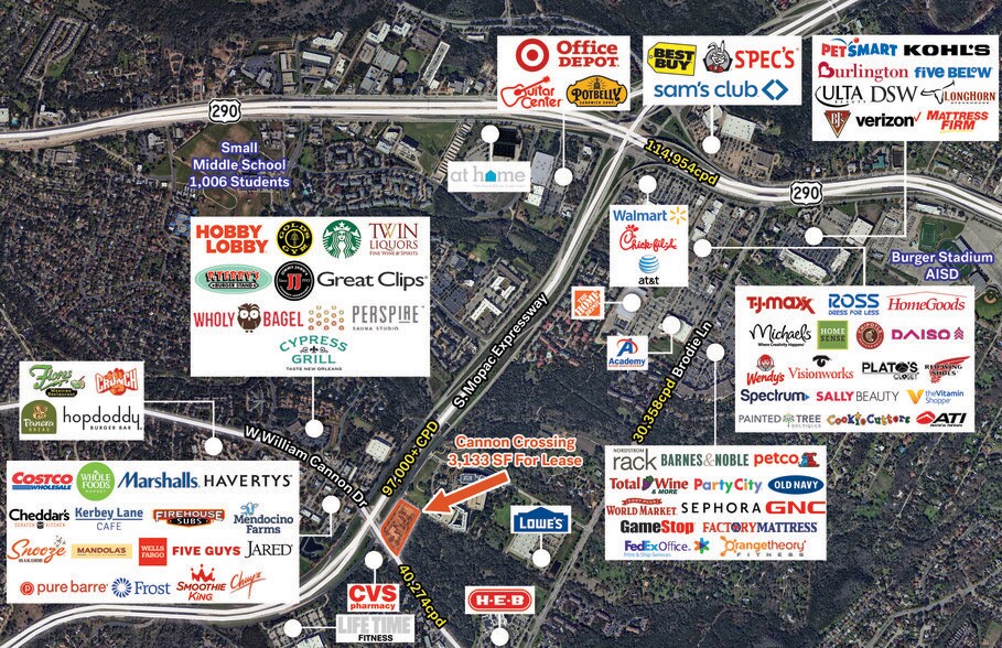 4014 William Cannon dr, Austin, TX à louer - Photo du bâtiment - Image 2 de 9