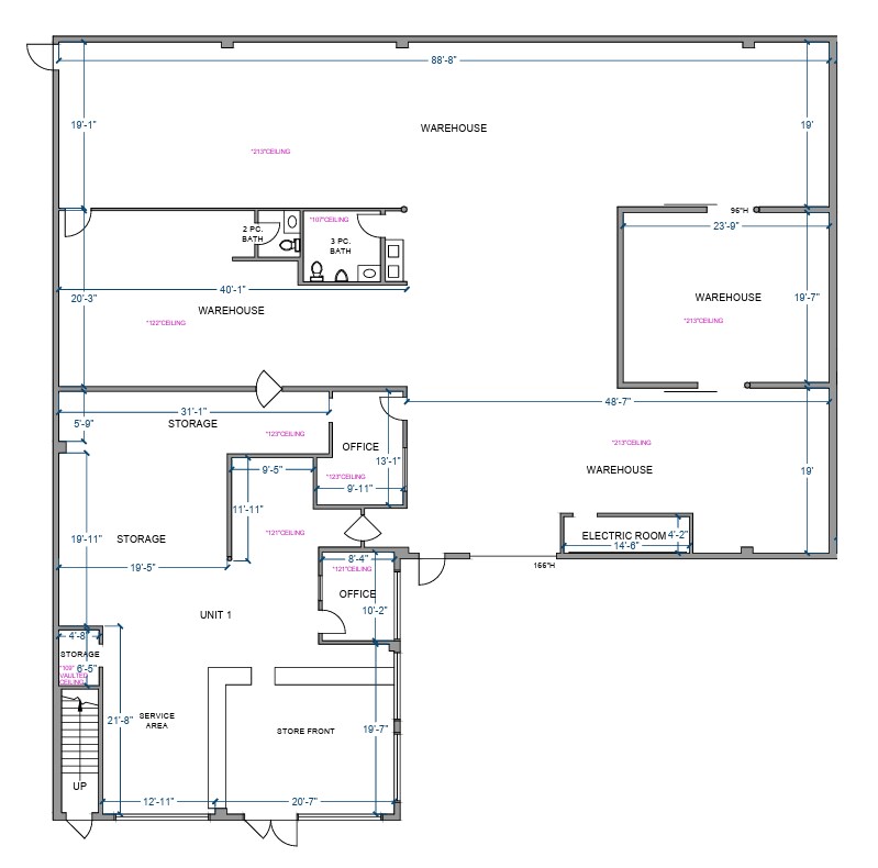 1718 Kidson Rd, Nanaimo, BC à louer Plan d’étage- Image 1 de 1