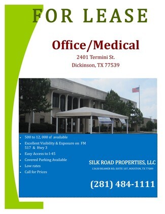 More details for 2401 Termini St, Dickinson, TX - Office for Lease