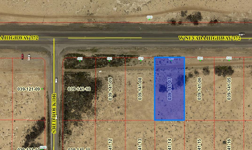 601 Nevada State 372 hwy, Pahrump, NV à vendre Aérien- Image 1 de 9