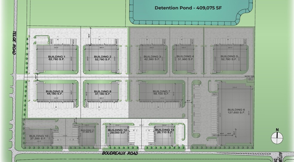 Telge Rd & Boudreaux Rd, Tomball, TX à vendre - Plan de site - Image 2 de 2