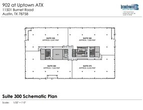 11501 Burnet Rd, Austin, TX à louer Plan d’étage- Image 2 de 2