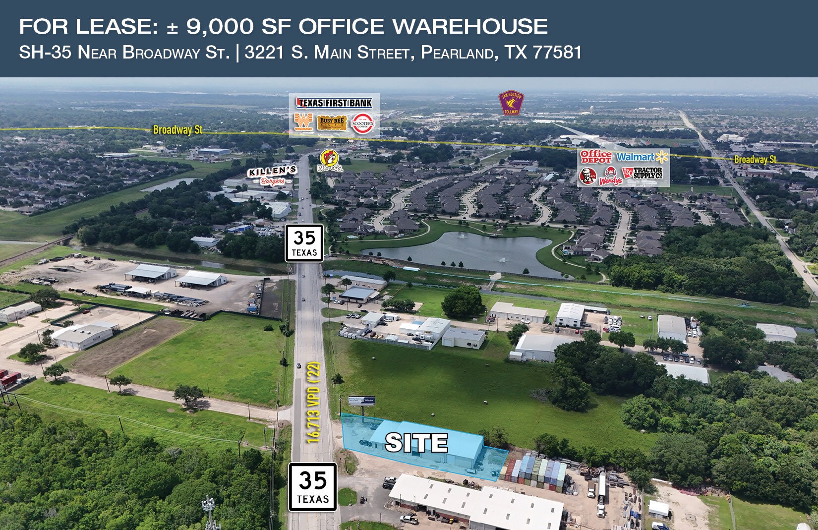 3221 S Main St, Pearland, TX for lease Primary Photo- Image 1 of 5