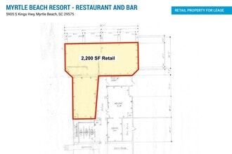 5905 S Kings Hwy, Myrtle Beach, SC for lease Floor Plan- Image 1 of 1