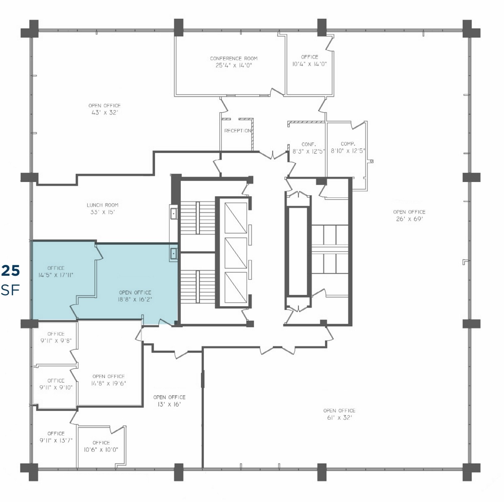 5755 Granger Rd, Independence, OH for lease Floor Plan- Image 1 of 1
