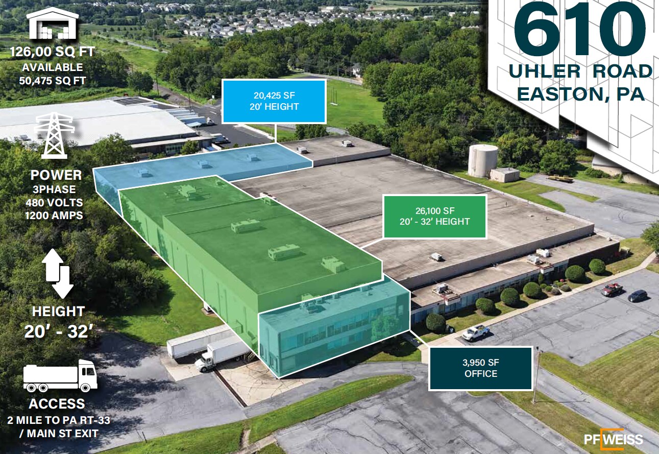 610 Uhler Rd, Easton, PA for lease Building Photo- Image 1 of 4