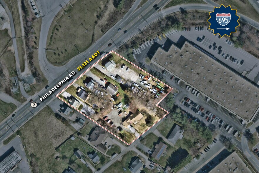 8621 - 8629 Philadelphia Rd, Rosedale, MD à louer - Photo du bâtiment - Image 3 de 6