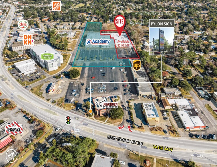 546 Mary Esther Cut Off NW, Fort Walton Beach, FL à louer - Photo du bâtiment - Image 3 de 31