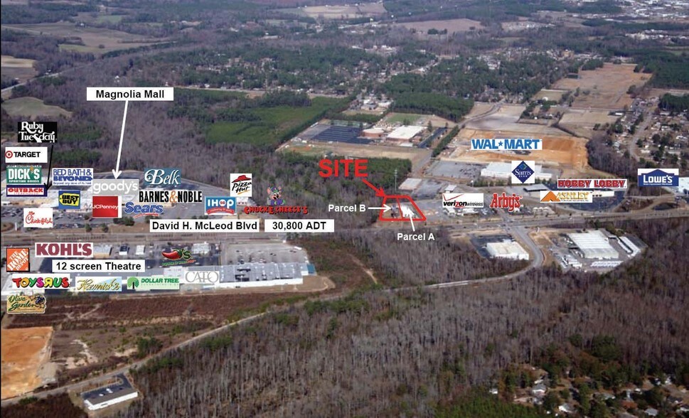 2423 W David McLeod Blvd, Florence, SC à louer - Photo du bâtiment - Image 3 de 4