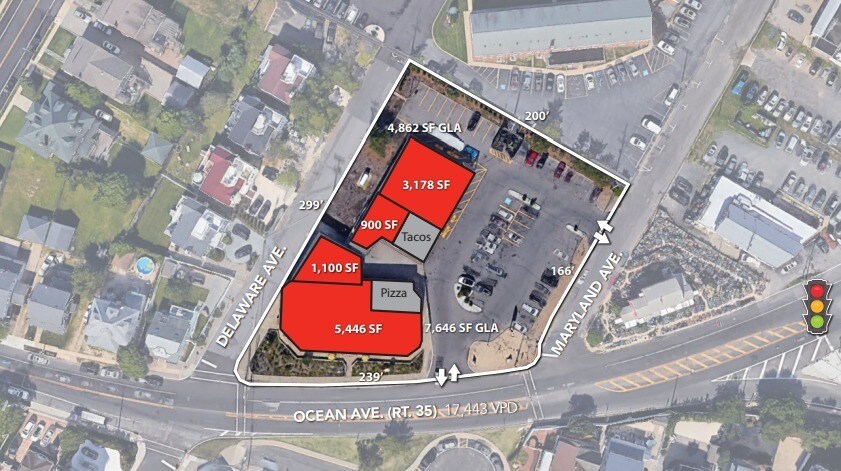 1901 Ocean Ave, Point Pleasant Beach, NJ à louer - Plan de site - Image 2 de 2