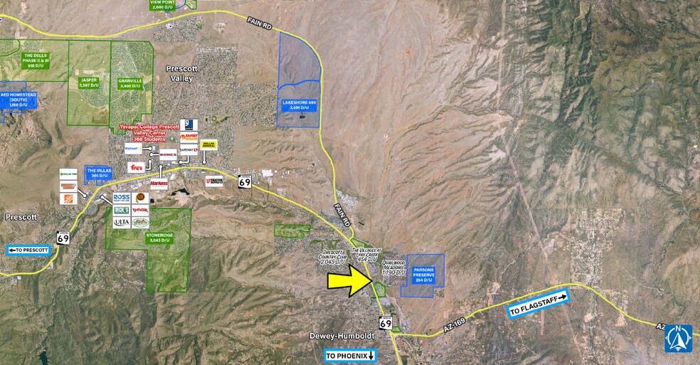 E State Route 69 & Bradshaw Mnt Rd, Prescott Valley, AZ à vendre - Photo du bâtiment - Image 3 de 4