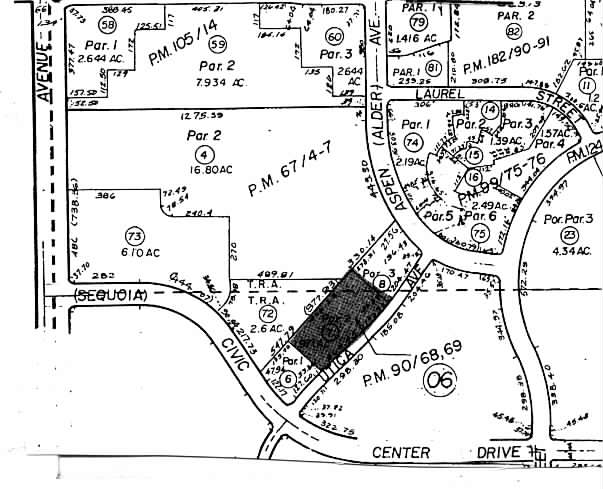 8300 Utica Ave, Rancho Cucamonga, CA for lease - Plat Map - Image 2 of 6
